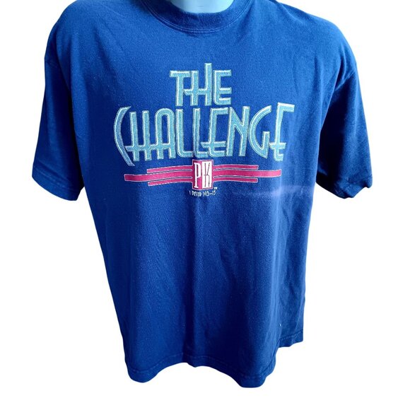 XL Vintage T-Shirt Christian Peter 1:13-15 The Challenge PK 1990s Biblical Verse - Picture 2 of 5